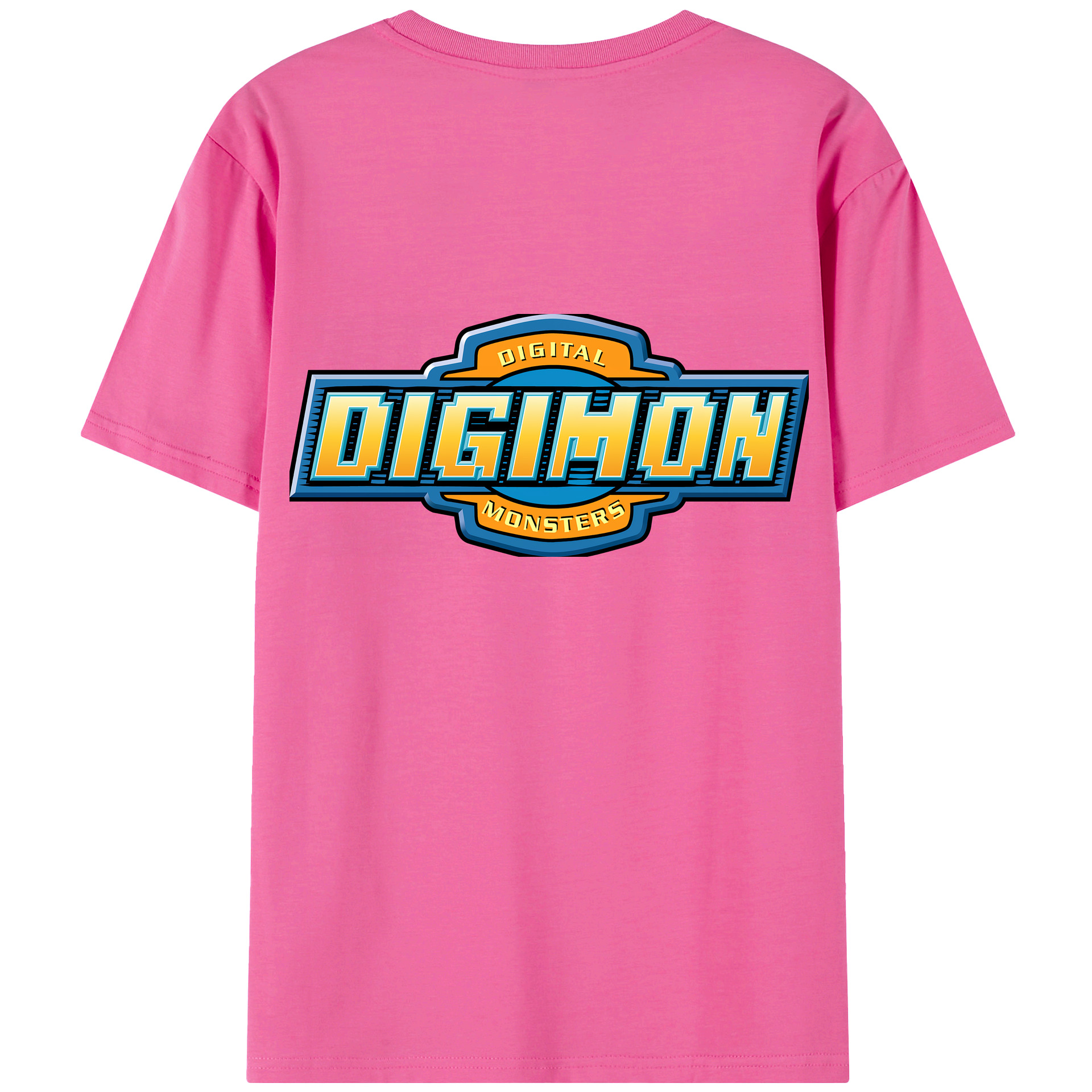 （画像用） Digimon デジタルモンスター/デジモン レディース半袖Tシャツ(バックプリント)
